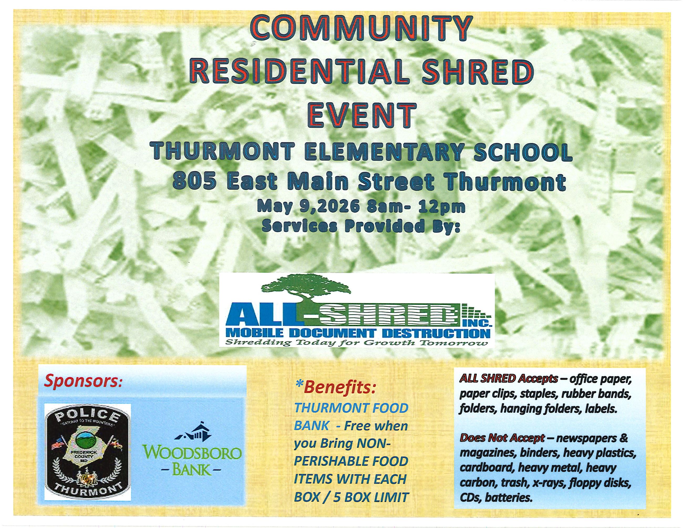 5-9-2026 Shred Event